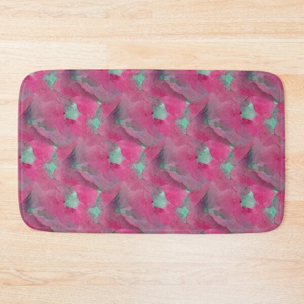 Item preview, Painterly Abstract Flowers in Magenta and Teal designed and sold by Artistestella.