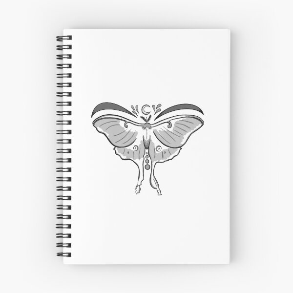 Item preview, Lunar Moth Grey designed and sold by TwoTrainers.