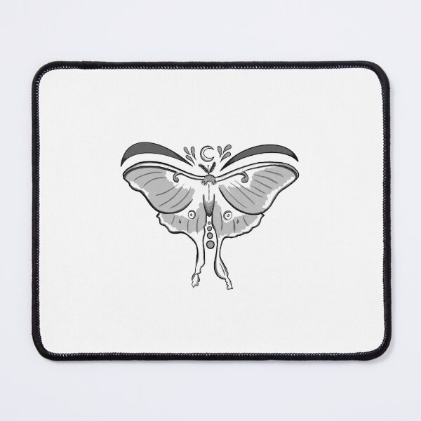 Item preview, Lunar Moth Grey designed and sold by TwoTrainers.