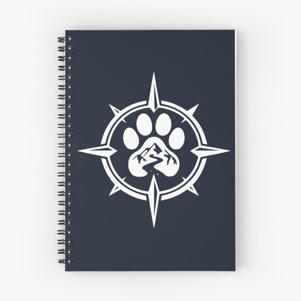 Item preview, Compass Paw Print Mountain Trail designed and sold by Corvoria.
