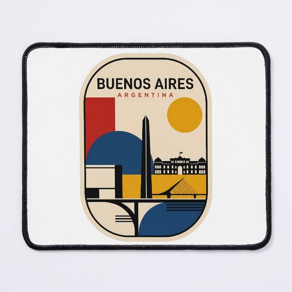 Item preview, Minimalist Buenos Aires Argentina Landmark Skyline designed and sold by k3rstman1.