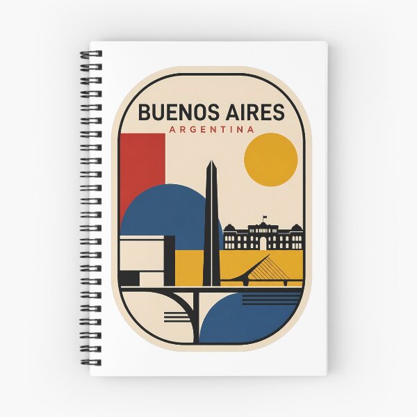 Item preview, Minimalist Buenos Aires Argentina Landmark Skyline designed and sold by k3rstman1.