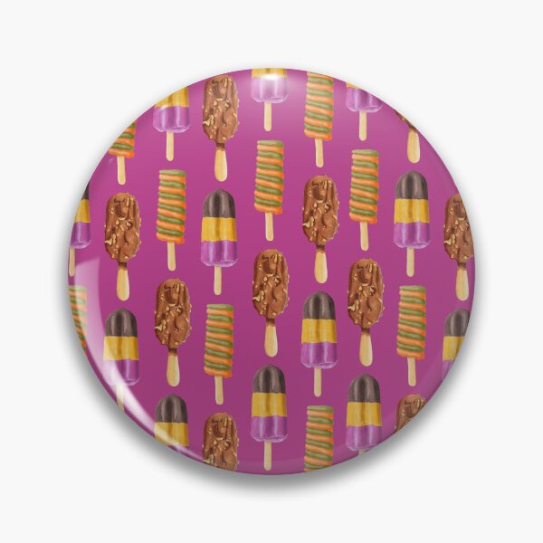 Item preview, Ice Cream Lolly Pattern (on Fuchsia) designed and sold by PawsitiveMum3.