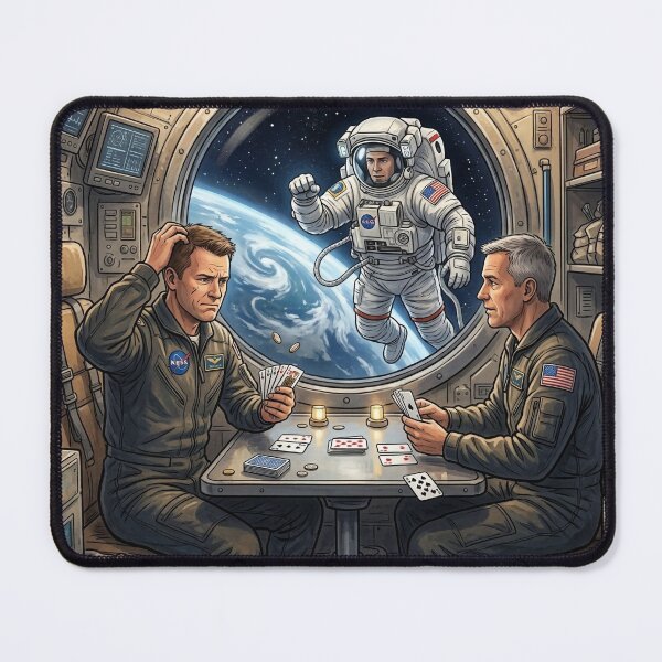 Item preview, Astronauts forgetting crew member outside designed and sold by Skeezix-66.