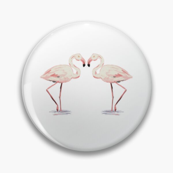 Item preview, Flamingo Pair designed and sold by ThePaintedLace.