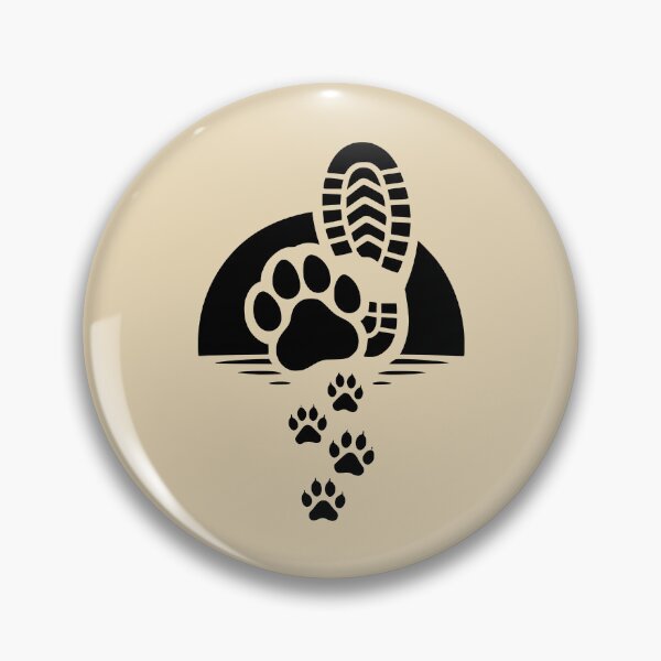 Item preview, Hiking Boot Paw Print Trail Design designed and sold by Corvoria.