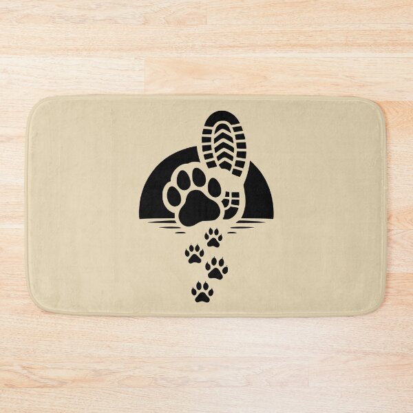 Item preview, Hiking Boot Paw Print Trail Design designed and sold by Corvoria.