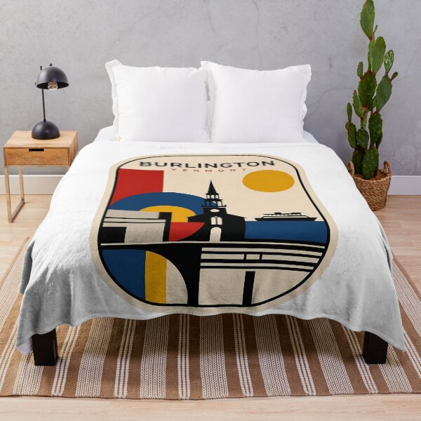 Item preview, Retro Burlington Vermont Minimalist Travel Geometric designed and sold by k3rstman1.