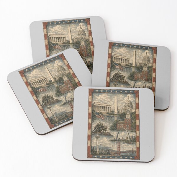 Item preview, United States of America - 250th Anniversary - 1776-2026 - U.S. Monuments designed and sold by krewyork.