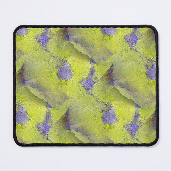 Item preview, Painterly Abstract Flowers in Yellow and Pruple designed and sold by Artistestella.