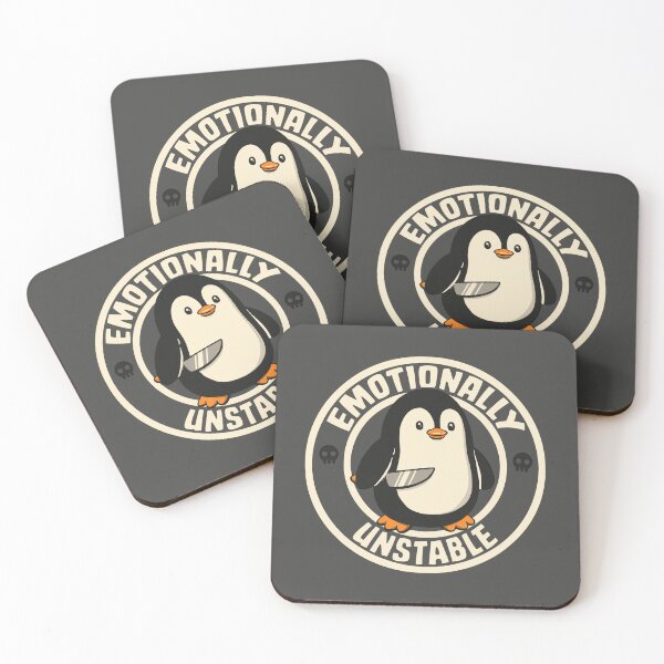 Item preview, Emotionally Unstable Penguin designed and sold by Tobe Fonseca®.