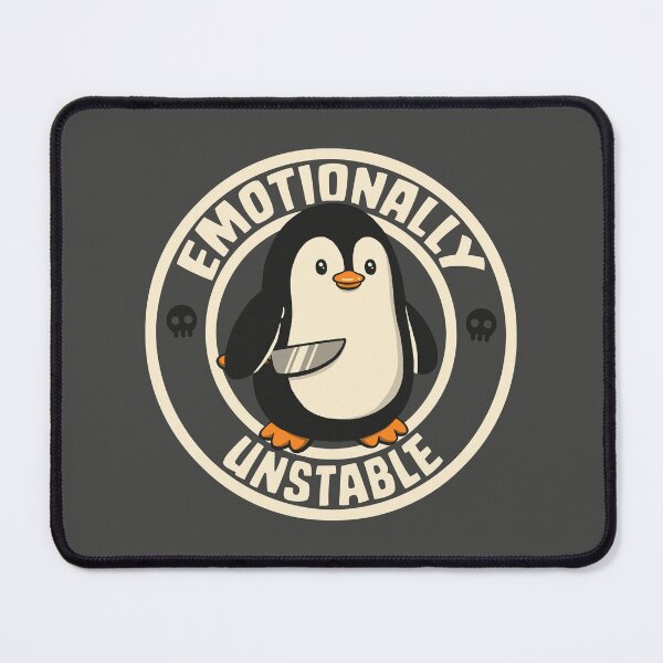 Item preview, Emotionally Unstable Penguin designed and sold by Tobe Fonseca®.