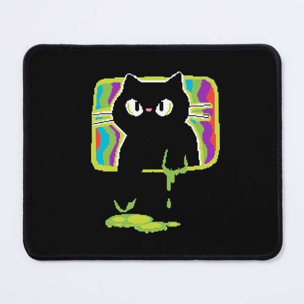 Item preview, Black Cat TV Portal Pixel Art designed and sold by LilSeashell.