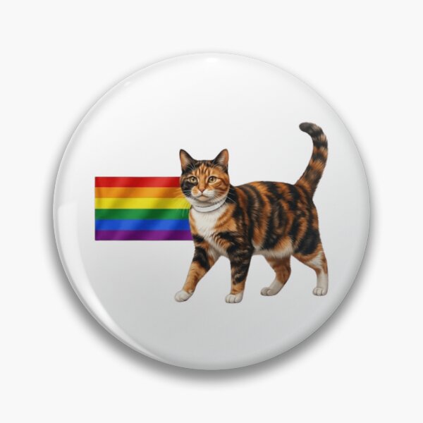 Item preview, Pride Cat – Colorful Feline Pride Spirit designed and sold by Trendesigne.