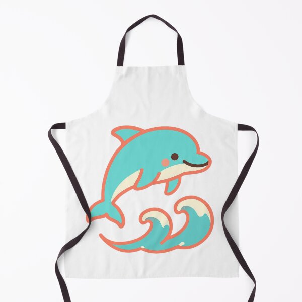 Item preview, Make a Splash Dolphin - Cute Ocean Kawaii Sticker designed and sold by foryouandyours.