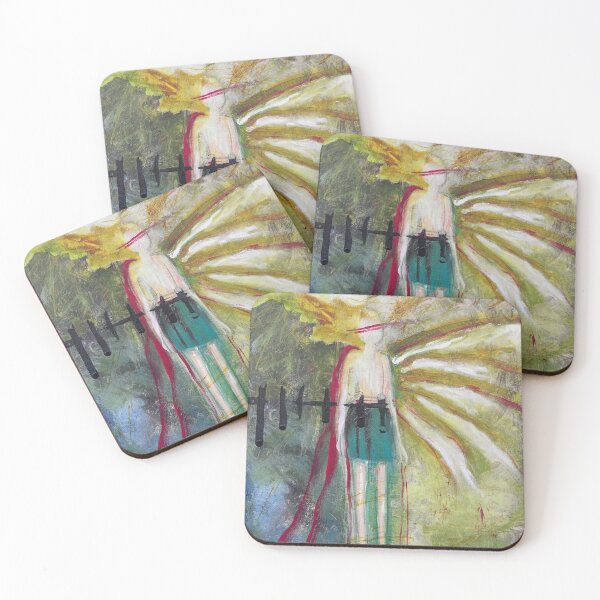 Item preview, Fences: Abstract Angel #1 designed and sold by joeybrooksarts.