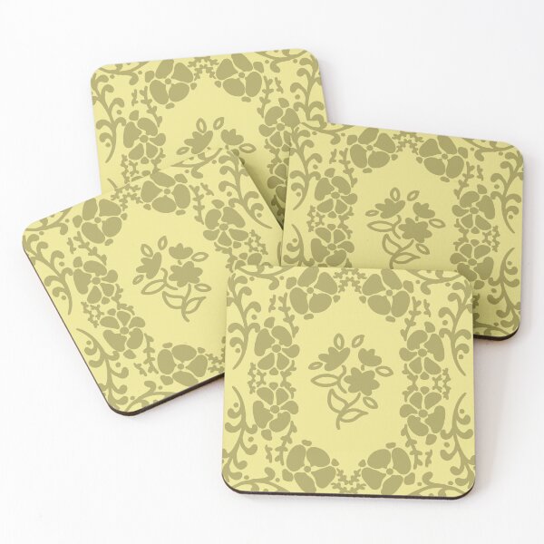 Item preview, Yellow Back Room Wallpaper designed and sold by sleepyheadedbb.
