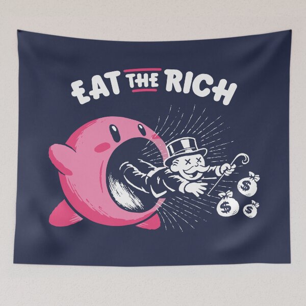 Item preview, Eat The Rich - Protest - Cute Money Bags designed and sold by therocketman.