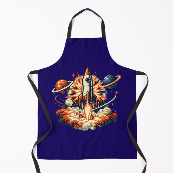 Item preview, Retro Space Age Rocket Ship Vintage Sci-Fi NASA Inspired Graphic T-Shirt designed and sold by MagicMakerPh.