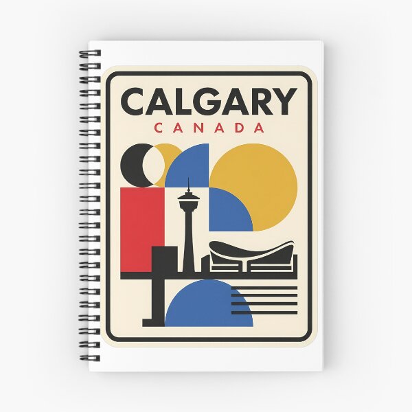 Item preview, Calgary Canada Mid Century Modern Cityscape designed and sold by k3rstman1.