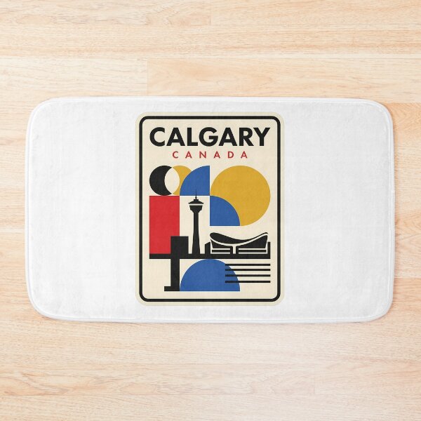 Item preview, Calgary Canada Mid Century Modern Cityscape designed and sold by k3rstman1.