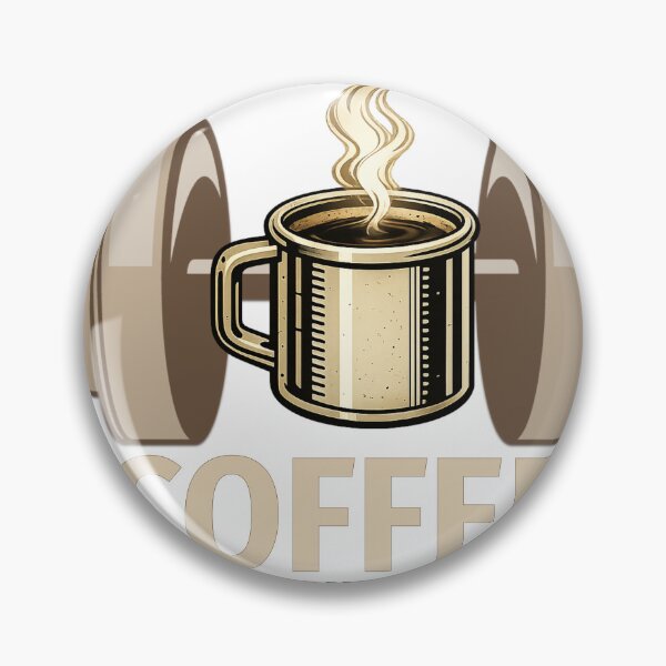 Item preview, Built on Coffee and Persistence | Gym Motivation Coffee Lover Design for light colors designed and sold by NicheCraft Studio.