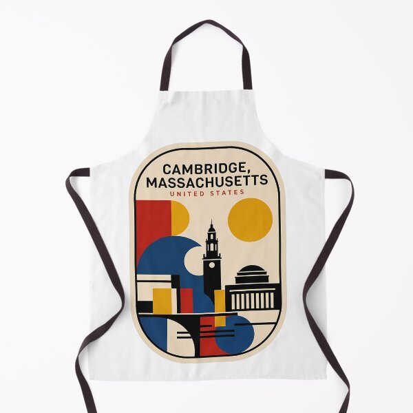 Item preview, Cambridge Massachusetts Retro Geometric Skyline Travel designed and sold by k3rstman1.