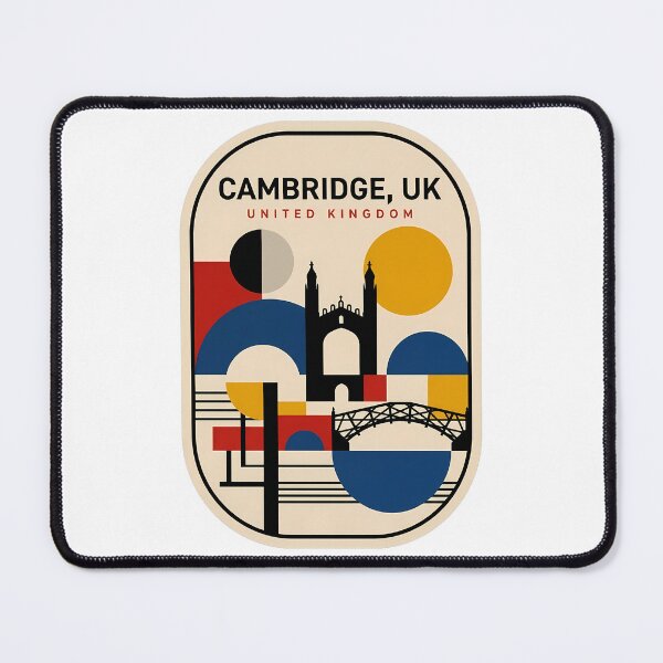 Item preview, Cambridge United Kingdom Bauhaus Geometric Skyline designed and sold by k3rstman1.