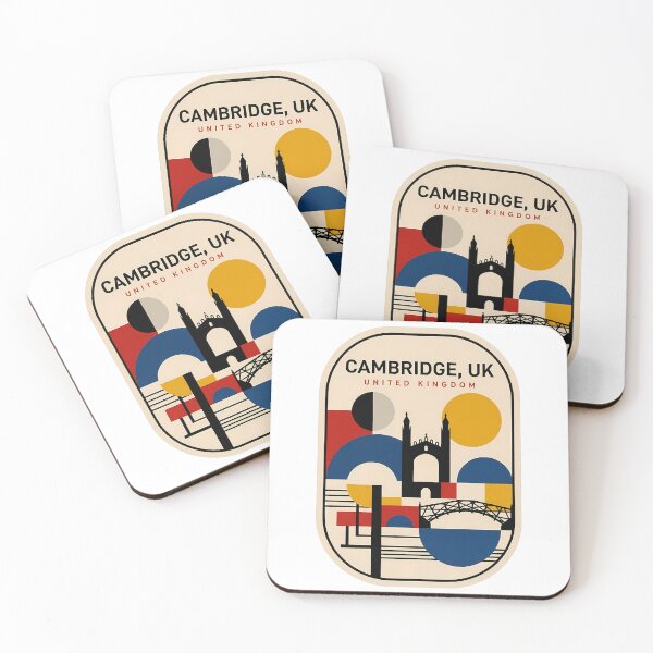 Item preview, Cambridge United Kingdom Bauhaus Geometric Skyline designed and sold by k3rstman1.