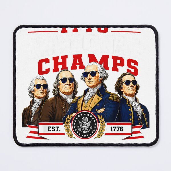 Item preview, 1776 National Champs Presidents USA American 4th of July T-Shirt designed and sold by JJLetterDesigns.