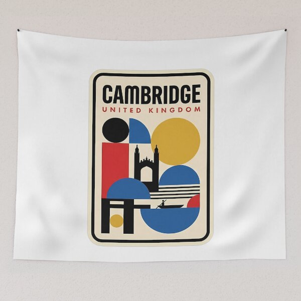 Item preview, Cambridge United Kingdom Retro Bauhaus Geometric Style designed and sold by k3rstman1.