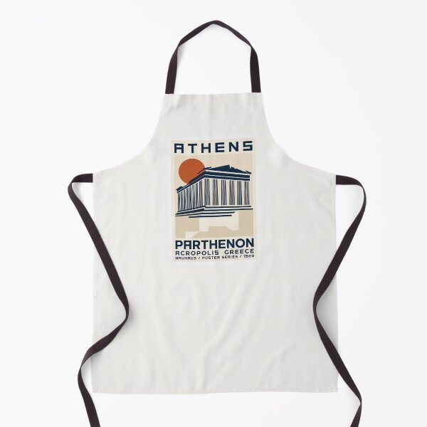 Item preview, Athens Greece Parthenon Bauhaus Minimalist Poster designed and sold by RetroRewind Studio.