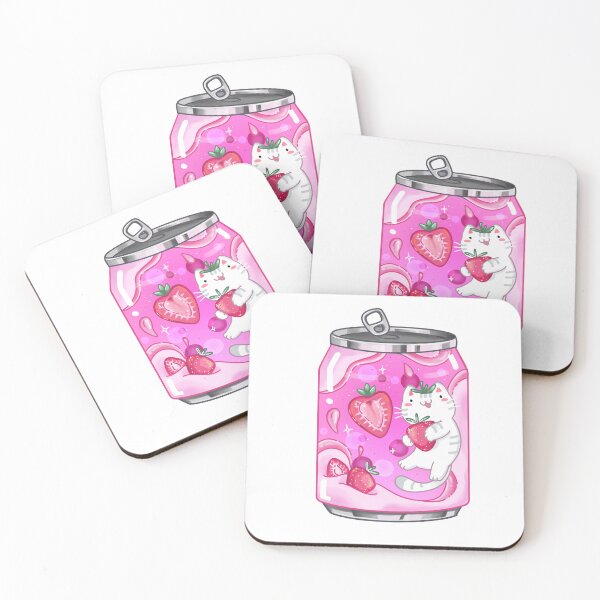 Item preview, Strawberry Soda Cat designed and sold by sooyii.