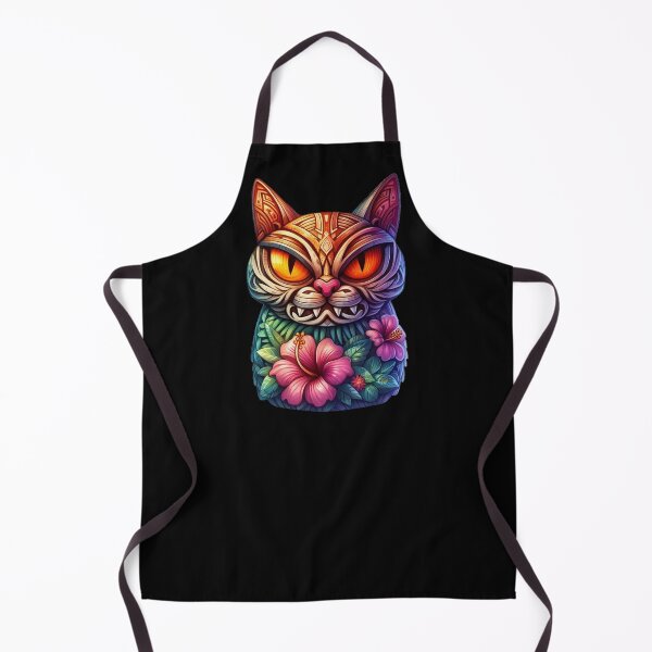 Item preview, Vibrant Tiki Mask Cat designed and sold by CAutumnTrapp.