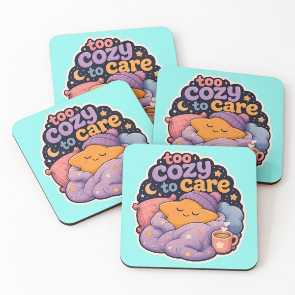 Item preview, Fluffy sea pancakes Too Cozy To Care designed and sold by logicfun.