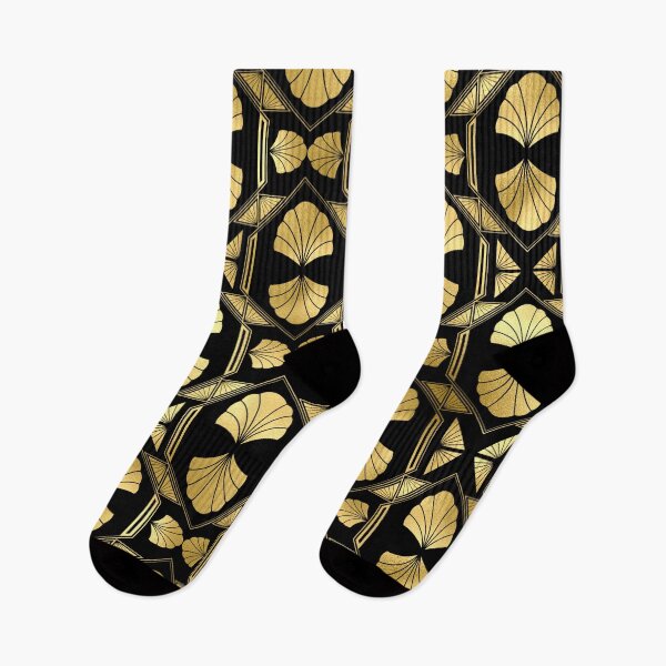 Item preview, Exquisite Art Deco Gold-Colored And Black Pattern  designed and sold by DEC02.