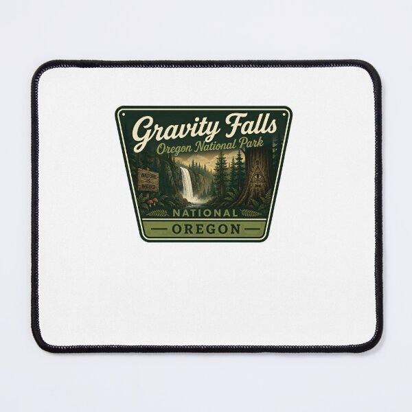 Item preview, Gravity Falls Oregon National Park Nature Is Weird National Oregon Fan Mystery Adventure designed and sold by Simsimah26Parks.