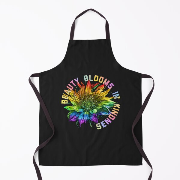 Item preview, Beauty Blooms in Kindness Rainbow Sunflower – Inspirational Floral Quote Design designed and sold by midrees900.