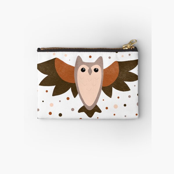 Item preview, Horned owl and dots designed and sold by Ana Gorozpe.