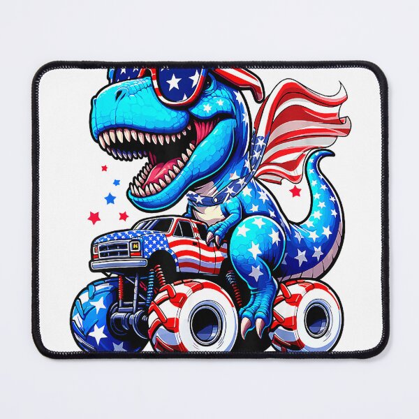 Item preview, Dinosaur 4th of July T Shirt Kids Boys Men Amerisaurus T Rex T-Shirt designed and sold by gidget-gadget.