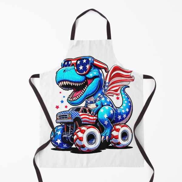 Item preview, Dinosaur 4th of July T Shirt Kids Boys Men Amerisaurus T Rex T-Shirt designed and sold by gidget-gadget.