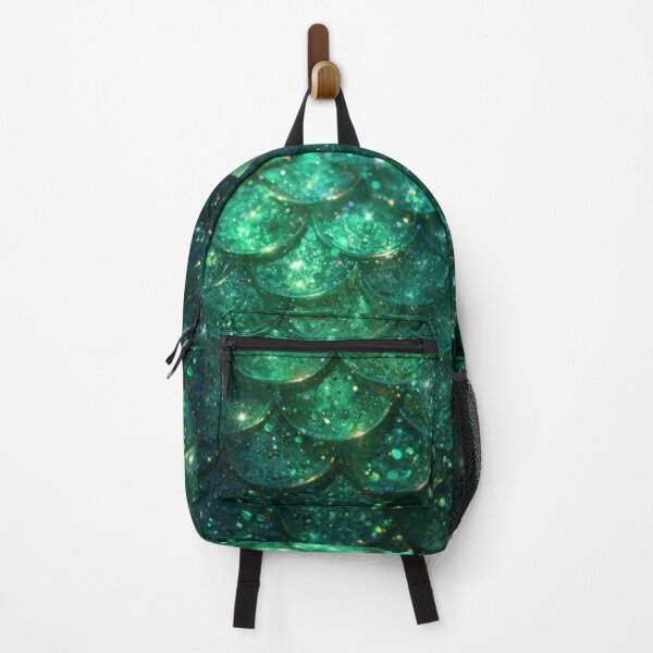 Item preview, Sparkly Green Mermaid Print designed and sold by SeaStarMermaids.