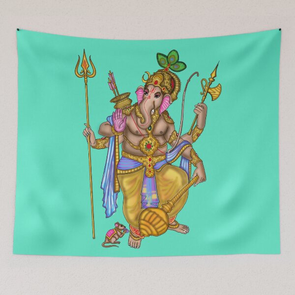 Item preview, Lord Ganesha Artwork | Sacred Hindu Digital Art Illustration designed and sold by Harshit_Digital_Arts.