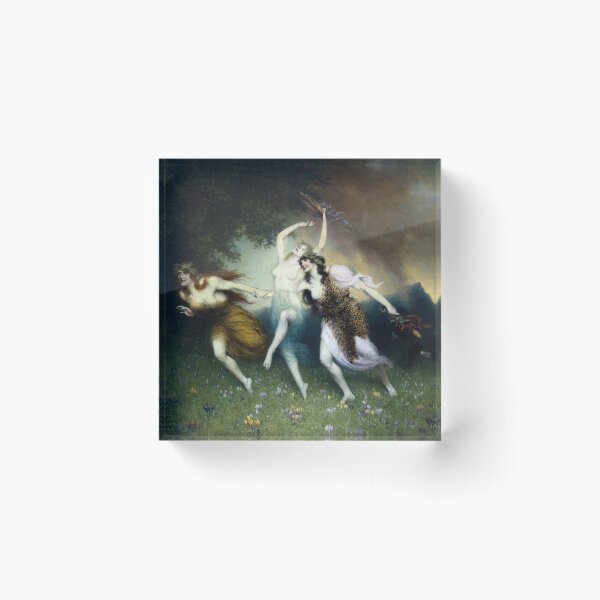 Item preview, Fleeing Nymphs - Ferdinand Leeke designed and sold by forgottenbeauty.
