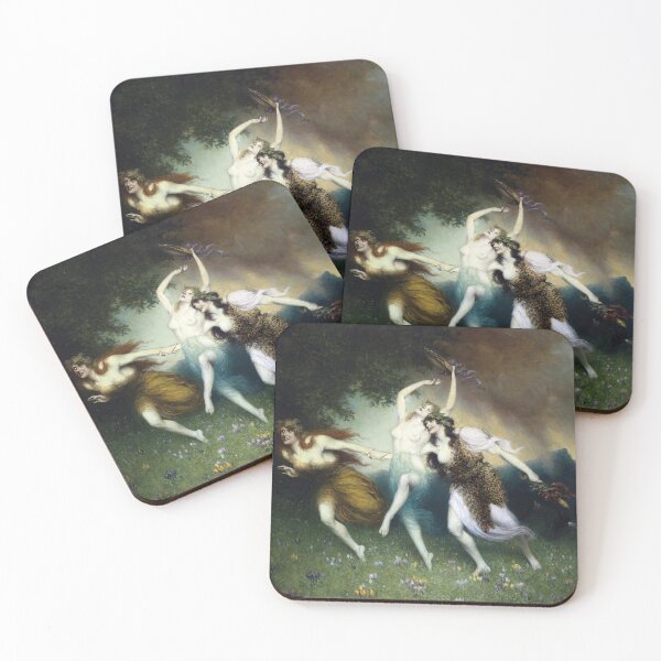 Item preview, Fleeing Nymphs - Ferdinand Leeke designed and sold by forgottenbeauty.