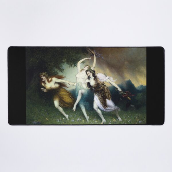 Item preview, Fleeing Nymphs - Ferdinand Leeke designed and sold by forgottenbeauty.