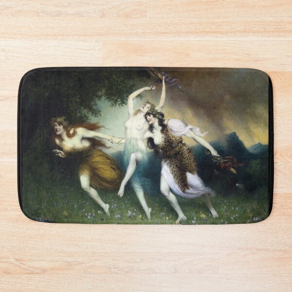 Item preview, Fleeing Nymphs - Ferdinand Leeke designed and sold by forgottenbeauty.