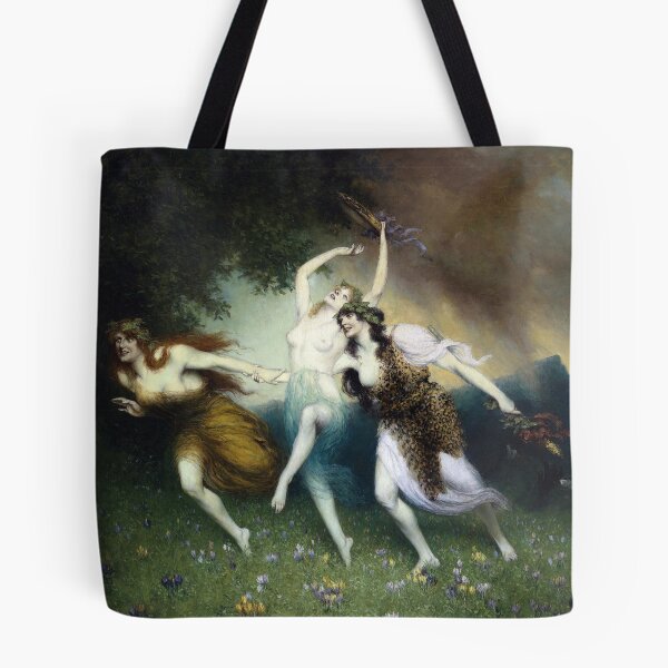Item preview, Fleeing Nymphs - Ferdinand Leeke designed and sold by forgottenbeauty.
