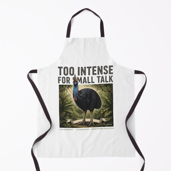 Item preview, Cassowary Too Intense For Small Talk Exotic Bird Lover Gift designed and sold by Max Store.