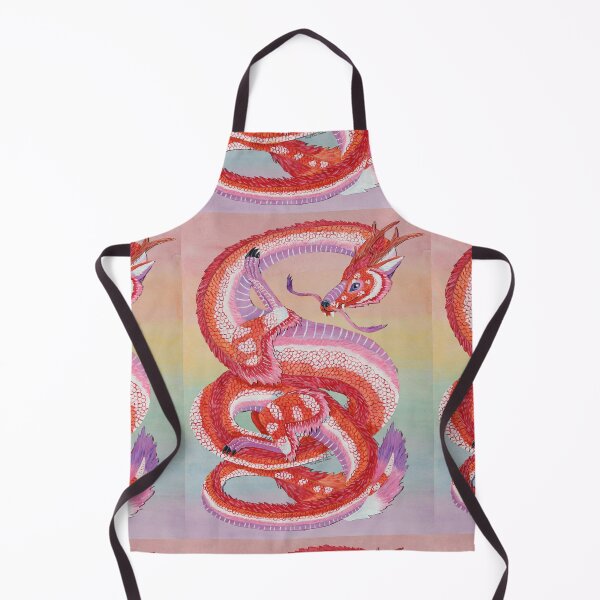 Item preview, Pride Eastern dragon in acrylic paints designed and sold by WolfRaven Creations.